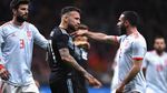 Foto: Pesta Gol Spanyol ke Gawang Argentina