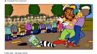 Meme ini menyoroti absennya Messi yang masih memulihkan diri dari cedera. Tanpanya, Argentina babak belur di hadapan Spanyol.(Foto: Internet)