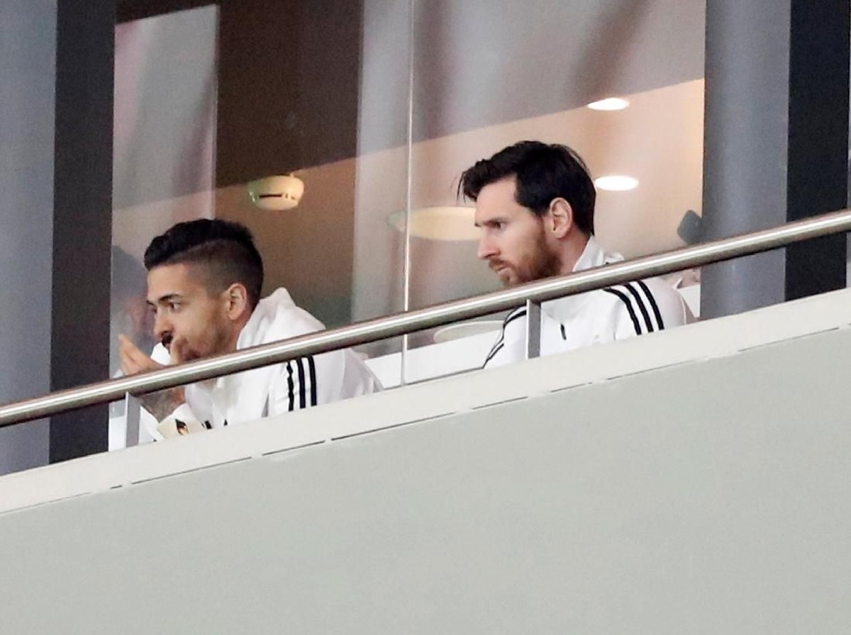 Pemain timnas Argentina, Lionel Messi. (Foto: Javier Barbancho/Reuters)
