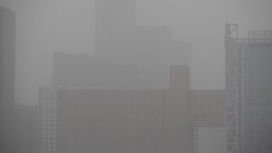 Foto: Debu Mengepung Beijing