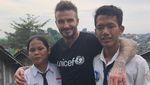 Senyum Beckham di Tengah Anak-Anak Indonesia