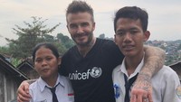 Ego dan Sripun sempat menampakkan diri di Instastory pada akun Instagram Beckham. (Foto: Instagram)