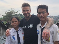 Sripun Terkejut Wajahnya Nongol di Instagram David Beckham