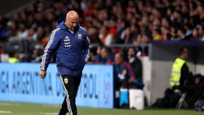 Keputusan taktik Jorge Sampaoli di Piala Dunia 2018 dipertanyakan. (Foto: Javier Barbancho/REUTERS) Keputusan taktik Jorge Sampaoli di Piala Dunia 2018 dipertanyakan. (Foto: Javier Barbancho/REUTERS)