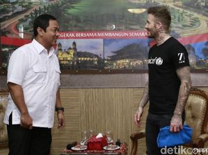 Temui Wali Kota Semarang, Beckham Bicarakan Isu Bullying