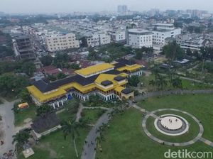 Foto Drone Istana Maimun dan Pedalaman Tobasa