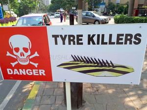 Tyre Killer, Jurus Atasi Pengendara yang Suka Lawan Arus Tyre Killer, Jurus Atasi Pengendara yang Suka Lawan Arus