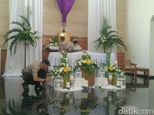 Jelang Paskah, Polisi Perketat Keamanan Gereja Kota Baru Yogya