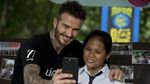 Senyum Beckham di Tengah Anak-Anak Indonesia