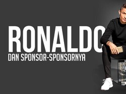 Ronaldo Dipenuhi Sponsor dari Ujung Rambut Hingga Ujung Kaki