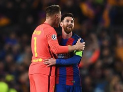 Messi dan Ter Stegen Diragukan Tampil Lawan Sevilla