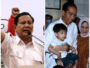 Foto: Prabowo Turun Gunung ke Jabar, Jokowi Mudik ke Solo