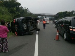Ada Kecelakaan di KM 100 Tol Purbaleunyi-Cileunyi, Lalin Macet