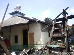 Begini Kondisi Musala yang Selamat dari Kebakaran di Taman Kota