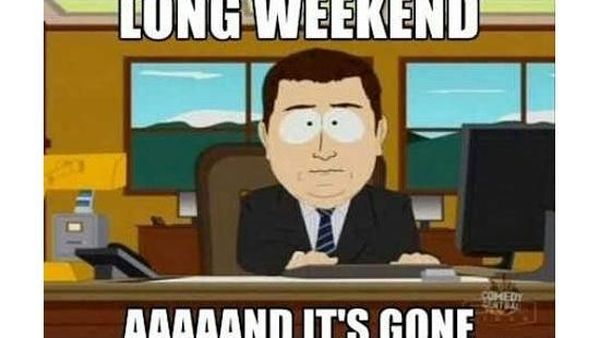 Meme Semangat Kerja Meski Hari Libur