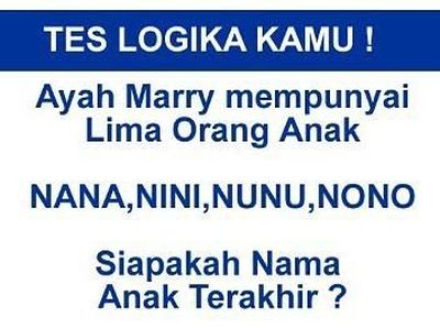 Tes Logika Sekaligus Asah Otak, Nggak Bisa Jawab Tandanya Butuh Liburan