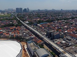 Dipakai Saat Asian Games, Progres Fisik LRT Jakarta Kini 70%