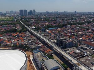 Dipakai Saat Asian Games, Progres Fisik LRT Jakarta Kini 70% Dipakai Saat Asian Games, Progres Fisik LRT Jakarta Kini 70%