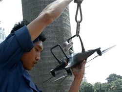 Minta Damkar Evakuasi Drone, Aila Terinsipirasi Mainan Lego