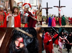 Foto: Prosesi Jalan Salib di Berbagai Belahan Dunia