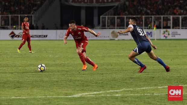 Marko Simic menjadi penyerang andalan Persija Jakarta di Liga 1 2018.