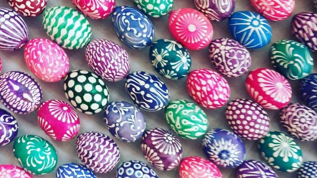 Foto: Pysanka, Telur Paskah Paling Unik dari Ukraina Foto: Pysanka, Telur Paskah Paling Unik dari Ukraina