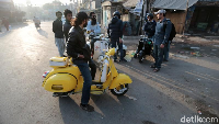 Romantisme Vespa Antik di Pakistan