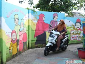 Mengintip Warna Warni Kampung Mural Di Rorotan