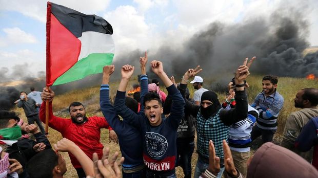 Bentrokan di Gaza