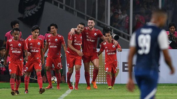 Foto: Di GBK, Macan Kemayoran Terkam Singo Edan