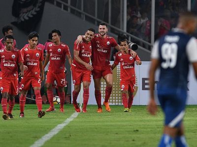 Foto: Di GBK, Macan Kemayoran Terkam Singo Edan