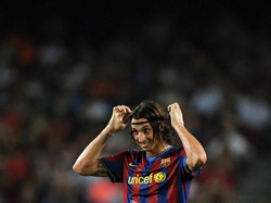 4. Zlatan Ibrahimovic. Barca harus membayar 57 juta pound untuk mendatangkan Zlatan Ibrahimovic dari Inter Milan pada 2009. Foto: Denis Doyle/Getty Images