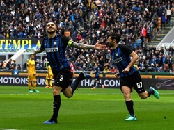 Icardi Dua Gol, Inter Kalahkan Verona 3-0
