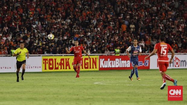 Persija Jakarta meraih kemenangan pertama di Liga 1 2018.