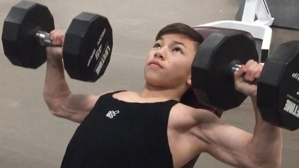 Kenalkan Tristyn Lee, Remaja 15 Tahun yang Kekar Bak Binaragawan