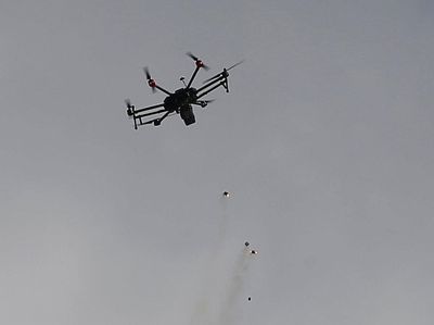 Drone Gas Air Mata Israel untuk Bubarkan Pendemo Palestina
