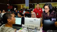 Senyum Sri Mulyani Blusukan ke Kantor Pajak di Hari Terakhir Lapor SPT
