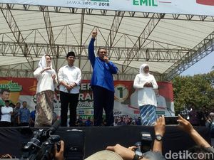 Turun Gunung di Kampanye Khofifah-Emil, SBY Dorong Warga Dukung No 1