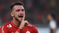 Buat Marko Simic, gol-gol itu menyudahi masa pacekliknya setelah tanpa gol dalam tiga laga kompetitif terakhir Persija Jakarta. (Foto: Sigid Kurniawan/ANTARA FOTO)