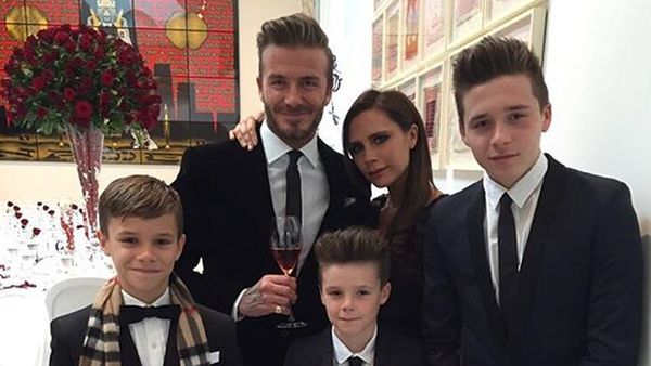 Foto: Momen David Beckham Sekeluarga Liburan di Bali