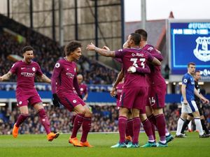 City Ungguli Everton 3-0 di Paruh Babak