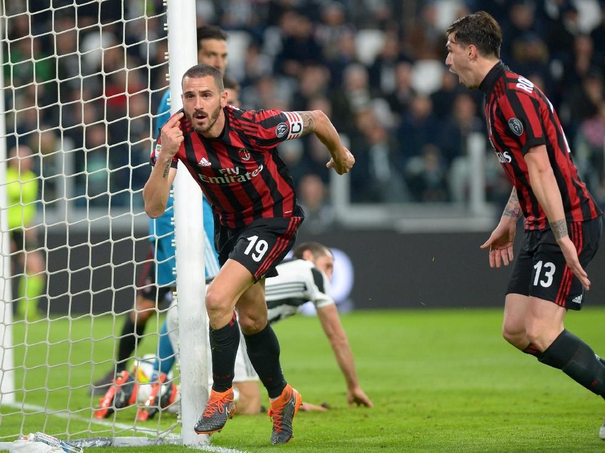 Pemain AC Milan, Leonardo Bonucci. (Foto: Massimo Pinca/Reuters)