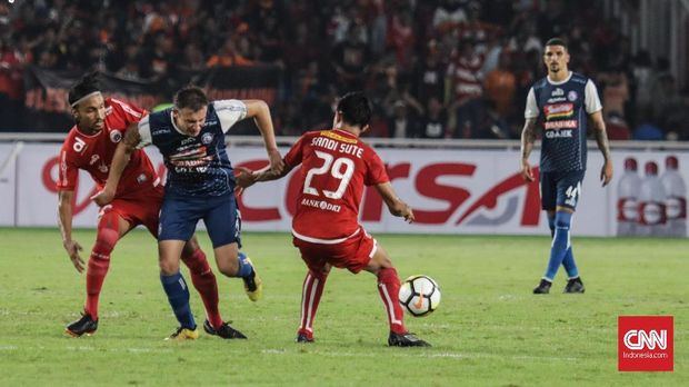 Balsa Bozovic tampil bagus di laga lawan Persib.