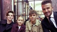 Foto: Rukun dan Kompaknya Buah Hati David Beckham