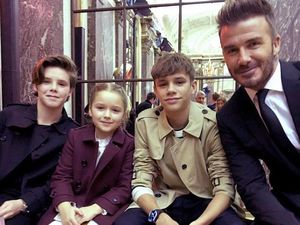 Foto: Rukun dan Kompaknya Buah Hati David Beckham