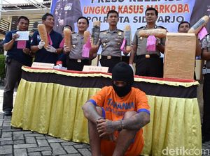 Pengiriman 8,5 Kg Ganja Via Pos di Sidoarjo Digagalkan