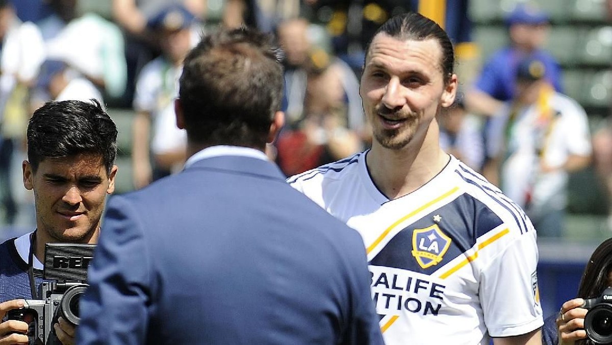 LA Galaxy tak mau pinjamkan Ibrahimovic ke AC Milan (Gary A. Vasquez-USA TODAY Sports)