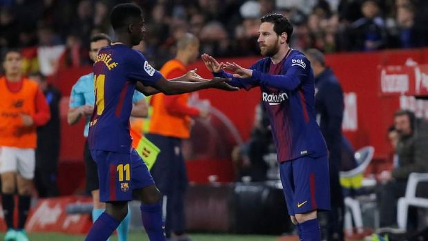 Barcelona akan menjamu AS Roma di Camp Nou pada leg pertama perempat final.