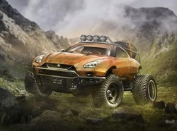 Saat 7 Mobil Super Bermain di Kubangan Lumpur