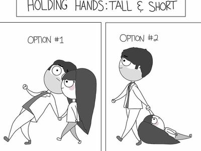 10 Meme Lucu Gambarkan Suka Duka Punya Tinggi Badan Pas-pasan